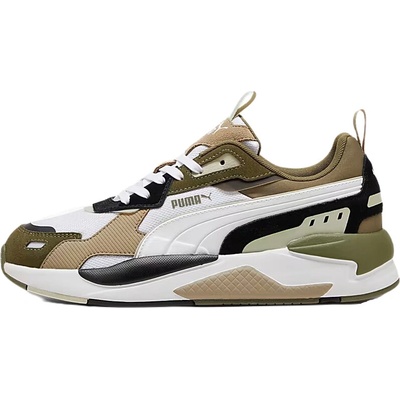 Puma X-RAY 3 SD biela hnedá khaki čierna