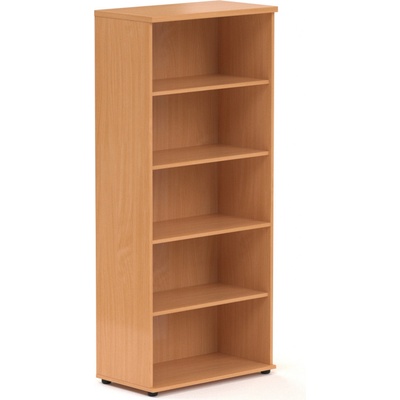 Nábytek Designový cz S580 11 - Kancelářský regál Komfort, 80x38,5x183,5 cm, bez dveří , buk – Zboží Mobilmania