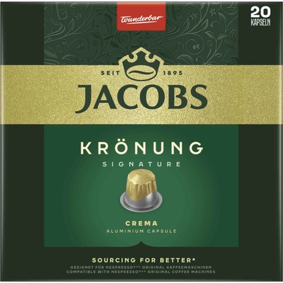 Jacobs Kronung intenzita 6, 20 ks kapslí pro Nespresso