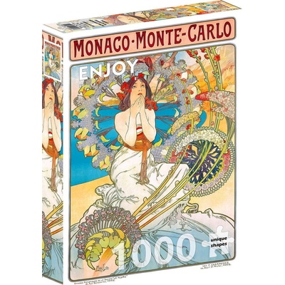 ENJOY Monako Monte Carlo Alfons Mucha 1000 dielov