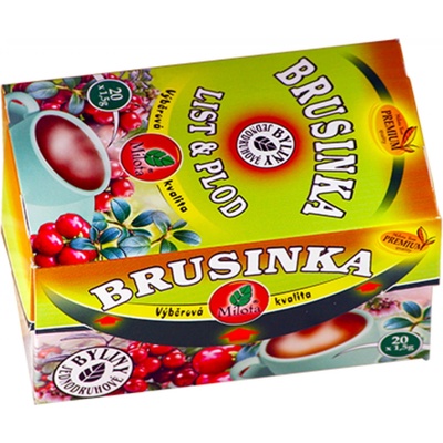Milota BRUSINKA LIST S PLODEM 20 x 1,5 g