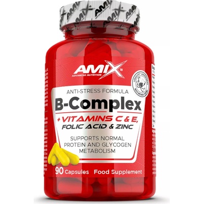 Amix B-Complex + Vitamin C + Vitamin E 90 kapslí