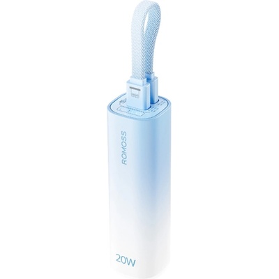 ROMOSS Преносима батерия Romoss Mini Powerbank PSC05C 5000mAh, 20W, Синя (PSC05P-121-7333H)