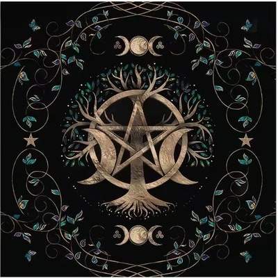 Ubrus 50 x 50 - Magický pentagram