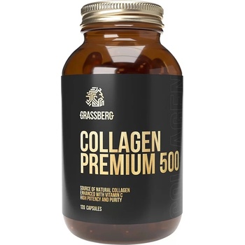 Grassberg Collagen Premium 500, 120 капсули, Grassberg (7478)