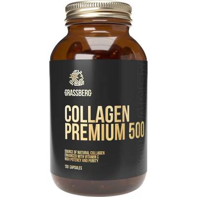 Grassberg Collagen Premium 500, 120 капсули, Grassberg (7478)