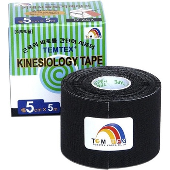 Temtex Kinesio Tape Classic černá 5cm x 5m