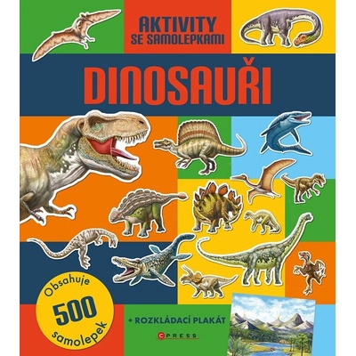 Dinosauři aktivity se samolepkami