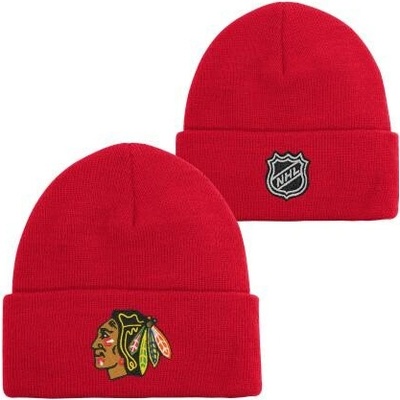 Outerstuff Dětská zimní čepice Chicago Blackhawks NHL Cuffed Knit