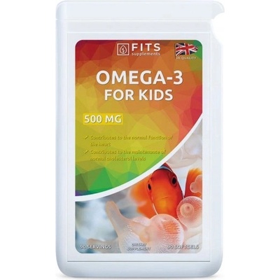 Fits Supplements Omega 3 pre deti 90 softgelových kapsúl