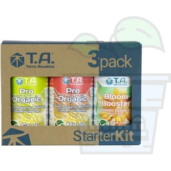 Image 1 of T. A. - Terra Aquatica T. A. 3-pack Pro Organic Starter Kit - комплект органични торове (за почва, кокос и хидро) (610455)