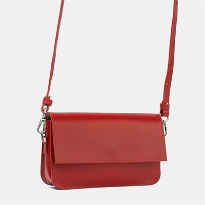 Luxusní kožená kabelka přes rameno Curie Red Edition Red
