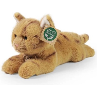 Rappa Плюшена котка лежаща кафява 20 см eco-friendly