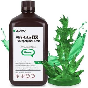 Elegoo ABS-like Resin V3.0 2KG, Зелен (50.103.0153)