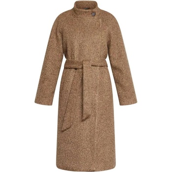 REDGREEN Палто Redgreen Sora coat - Brown (Dark Brown Melange)