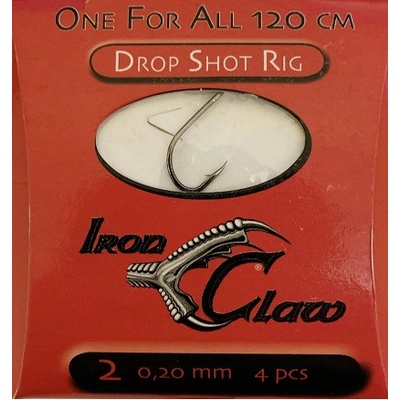 Saenger Drop Shot Rig vel.2 0,20mm 4 ks