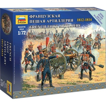 ZVEZDA Wargames figurky 6810 French Foot Artillery 1:72