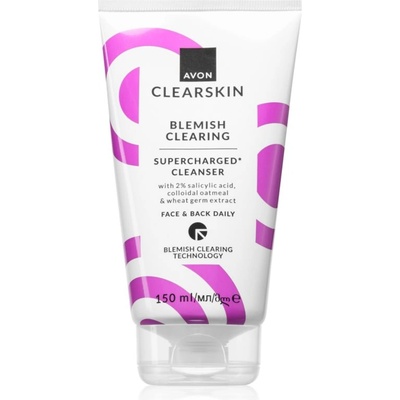 Avon Clearskin Blemish Clearing почистващ гел за лице против зачервяване на кожата 150ml