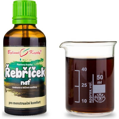 Rebríček obyčajný vňať kvapky tinktúra 50 ml
