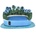 United Pets Легло за куче с постелка Seletti Maldives, 2 ел (SE5102MA)
