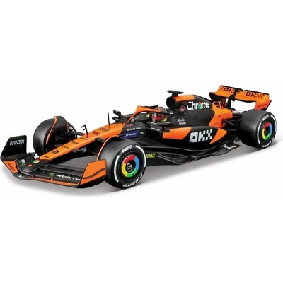 Bburago RACE Formule F1 v dekorativním boxu McLaren Team MCL38 2024 81 Oscar Piastr 1:24