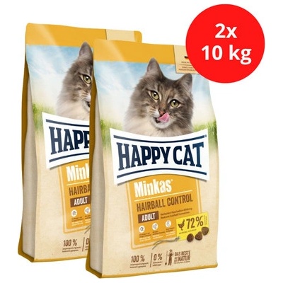 Happy Cat Minkas Hairball Control 2 x 10 kg