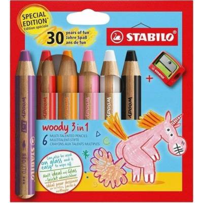 Stabilo 8806 Woody 3in1 6 ks