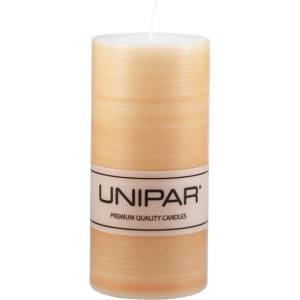 Unipar Жълта свещ , време на горене 73 h Finelines - Unipar (Finelines Yellow Pillar 70x150)