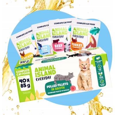Animal Island mix 4 příchutí 40 x 85 g