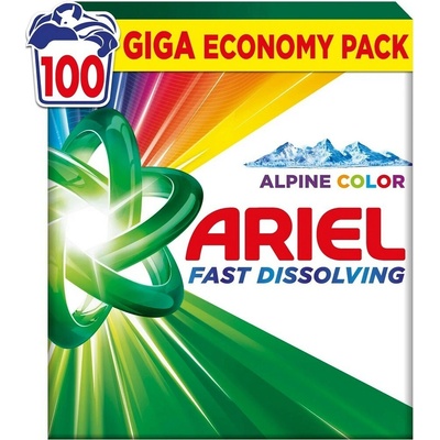 Ariel Alpine Color prací prášek 5,5 kg 100 PD – Hledejceny.cz