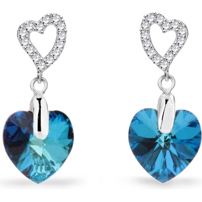 Spark modré se Swarovski Elements Amore KCS622810BB Bermuda Blue