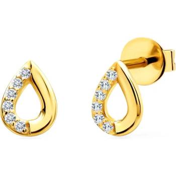 Image 1 of SAVICKI Обеци със сълзи: злато. диаманти