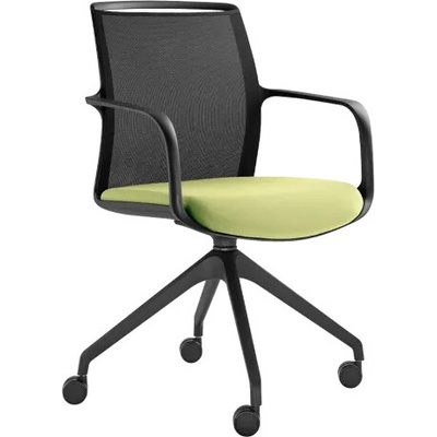 LD SEATING Konferenčná stolička LEAF 505 F95-BL