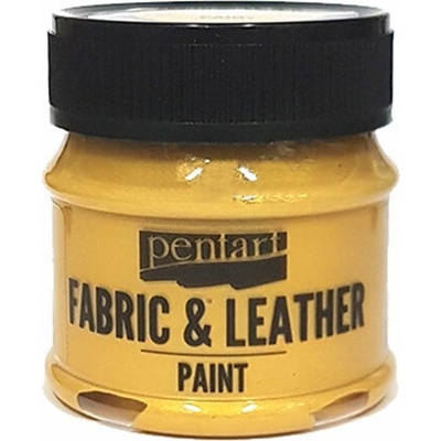 Pentart farba na textil a kožu zlatá 50 ml