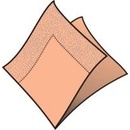 WIMEX servítky 2V apricot 33x33 50ks