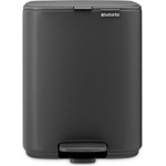 Brabantia Кош за смет Brabantia Bo Pedal 7L, Mineral Infinite Grey