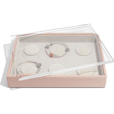 Stackers Ковчеже за гривни с накити Stackers с капаче cлassic светлорозово (74405)