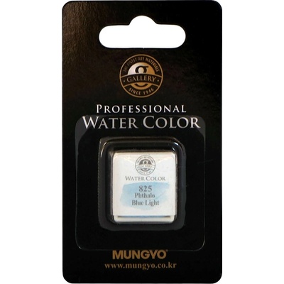 Mungyo Akvarelová barva v půlpánvičce 825 Phthalo Blue Light