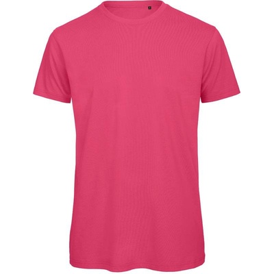 B&C Inspire T men pánske tričko Medium Fit červené fuchsia
