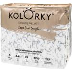 Kolorky Deluxe Velvet Love Live Laugh еднократни пелени размер S 3-6 Kg 25 бр
