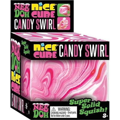 Schylling NeeDoh Mačkací kostka Nice Cube Candy Swirl