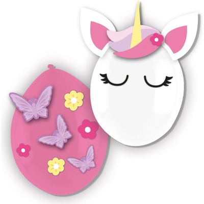 Amscan Balónky jednorožec a papírové doplňky