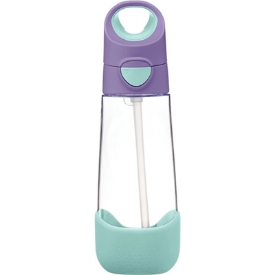 b.box Bottle with Straw шише със сламка Lilac Pop 600ml