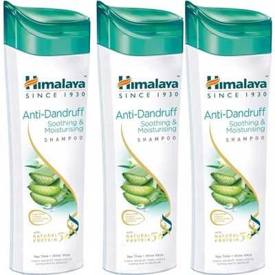 Himalaya upokojujúci hydratačný šampón proti lupinám s proteínmi 400ml 3 ks