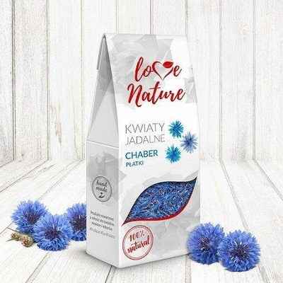Jedlé sušené kvety Nevädza modrá (10 g)