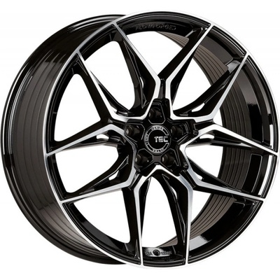 Tec-Speedwheels GT9 8.5x20 5x114.3 ET48 black gloss polished