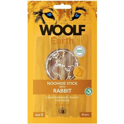 WOOLF Earth Noohide Stick with Rabbit S 90 g