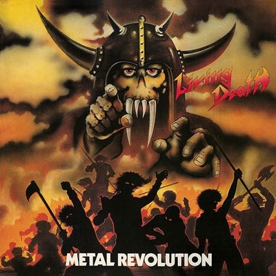Living Death: Metal Revolution - Coloured Black Yellow Marbled Vinyl: Reedice 2021 LP