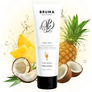 Image 1 of Лубрикант с алое вера, къпкейк - Bruma Pina Colada Gel 100ml (D-236036)