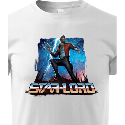 Dětské tričko Star-Lord Bílá Velikost Canvas Bezvatriko.cz 2337